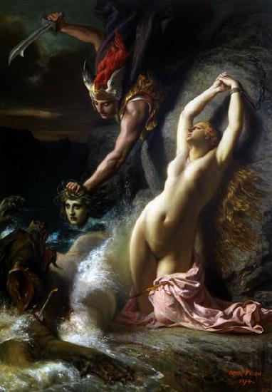 Henri-Pierre Picou Andromeda Chained to a Rock Spain oil painting art